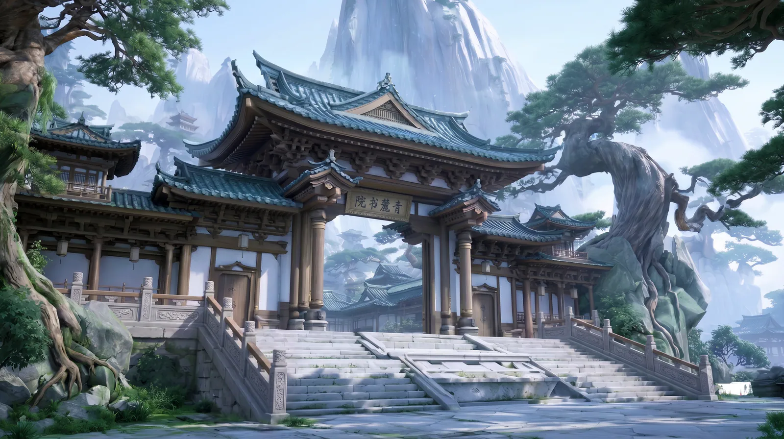 SCENE ASSETS：qinglu-academy-3D-CG-v1.png