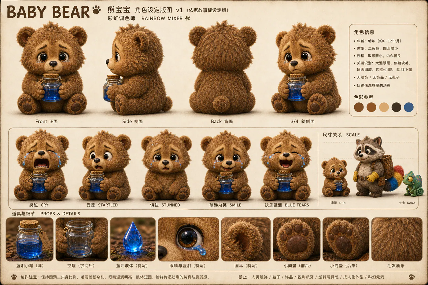 CHARACTER ASSETS：baby-bear-character-storyboard-v2.png