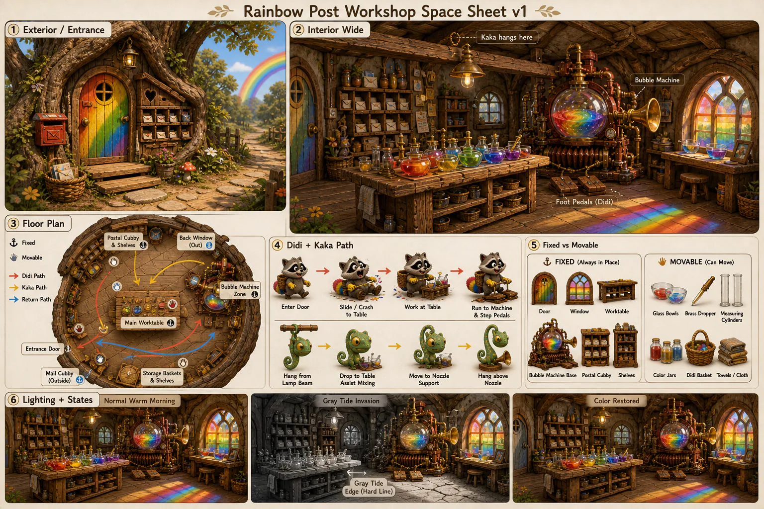 SCENE ASSETS：rainbow-post-workshop-space-sheet-v1.png